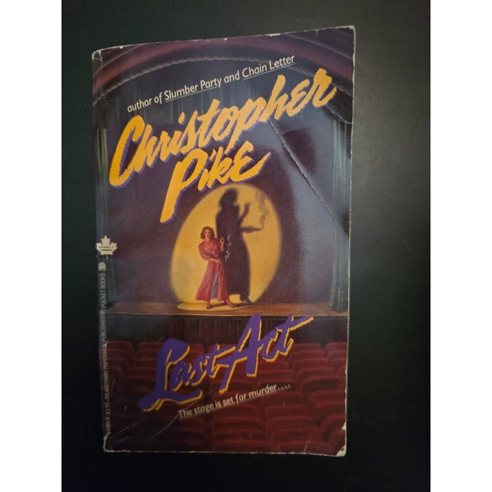 Last Act by Christopher Pike Vintage Horror Paperback Book - Picture 1 of 6